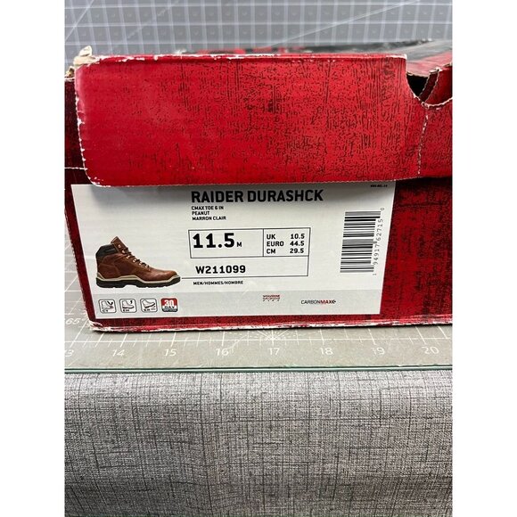 Men's Raider DuraShocks® 6" CarbonMAX® Boot Sz. 11.5 US 44.5 EU W2311099 - Picture 8 of 10